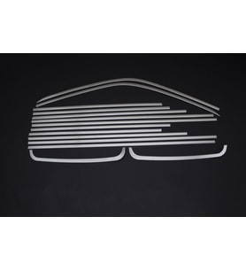 VW Transporter T5 Uzun Şase Krom Cam Çerçeve Seti 2003-2015 Tek Sürgü A+ Kalite