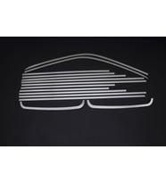 VW Transporter T5 Uzun Şase Krom Cam Çerçeve Seti 2003-2015 Tek Sürgü A+ Kalite