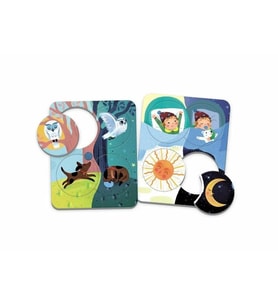 Clementoni Little Match Gece Ve Gündüz 2 Yaş (Karışık)