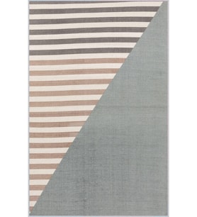Eliana Home Baskılı, Yıkanabilir Kaymaz Taban Salon Halısı LNA1207 100x150 cm (Yeşil)