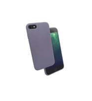 Apple iPhone 7 Plus Uyumlu Kılıf Zore Silk Silikon (Lila)