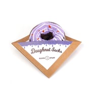 Donut Şekerleme Çorap Böğürtlenli (Lila)