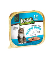Jungle Pate/ezme Somonlu Yetişkin Kedi Konservesi 100gr X 32 Adet
