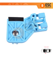 VW Polo MK4 6Q 9A 9N 9N3 9A4 4/5-Kapı HB Sedan 6Q4837461 İçin Ön Sol Cam Kriko Tamir Klipsi L2