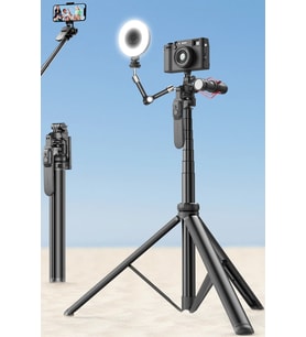 C05 2m Uzun All In One Selfie Sopa ve Tripod Telefon Kamera İstasyonu