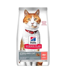 Hill's Somonlu Kısırlaştırılmış Yetişkin Kedi Maması 1.5 Kg