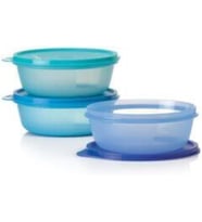 Tupperware Üçlü Şekerpare Saklama Kabı Mavi 3 X 600 M