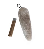 Markapet Kedi Oyuncağı Kedi Otlu Peluş Kuyruk 18-20 cm Krem