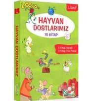Pinokyo 1. Sınıf Hayvan Dostlarımız Serisi 10 Kitap