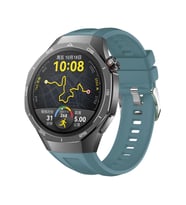 Huawei Watch GT 6/5/4/3/2 Pro 46mm Kordon Spor Silikon Band Lansman 1e1 Uyumlu 1 (DENIM)