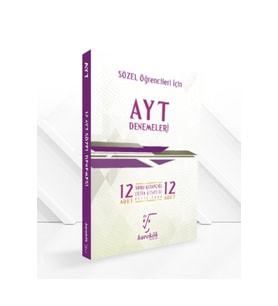 Karekök Yayınları Güncel Karekök Yayınları Güncel AYT 12'Lİ Paket Deneme Sınavı Seti Sözel (12 Adet Soru-12 Adet Çö (Çok Renkli)