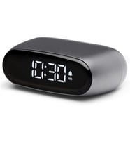Lexon Minut Alarm Saat Metalik Gri