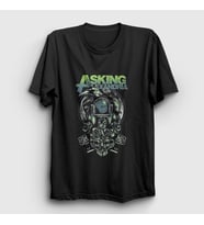 Presmono Unisex Siyah Crow Asking Alexandria T-Shirt 377653tt