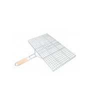 Orta Boy Mangal Izgarası - 40x30 cm - Ahşap Saplı