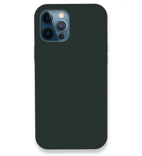 iPhone 12 Pro Kılıf Lansman Legant Silikon - Koyu Yeşil