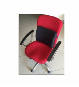 Soft Ortopedik Bel Sırt Destek Minderi Dik Duruş Bel Yastığı (Siyah)