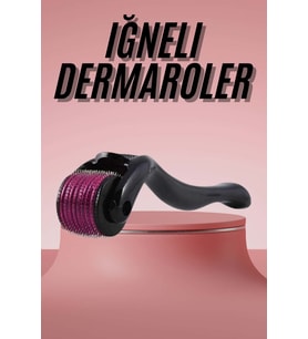 Northcity Derma Roller Titanyum Uçlu 540 İğneli 1 Mm Saç Sakal Çıkarma Ve Cilt Bakım Masaj Aleti