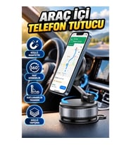 Katlanabilir Manyetik Araç İçi Telefon Tutucu – 360° Döner Navigasyon Standı