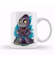 Derek Laufman Robot Kupa Bardak Porselen