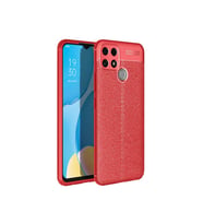 Oppo A15 Uyumlu Kılıf Zore Niss Silikon Kapak (Kırmızı)