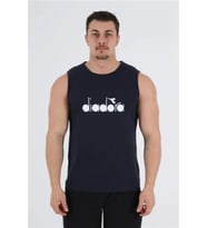 Diadora Therm Erkek Koyu Lacivert Kolsuz T-shirt - 1ATL01-Koyu Lacivert
