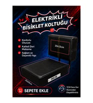 RKS Arka Deri Koltuk, Elektrikli Bisiklet Deri Koltuk, Motosiklet Deri Koltuk, Arka Sele Çocuk Deri Koltuk Seti