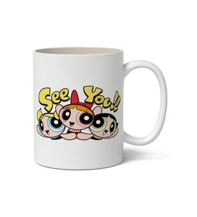 Powerpuff Girls Temalı Baskılı Kişiye Özel Kupa Bardak - Sevgiliye Arkadaşa Hediye (Beyaz)