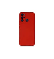 Tecno Pova Neo Kılıf Nano İçi Kadife Silikon - Kırmızı
