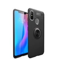 Xiaomi Mi 6X Kılıf Yüzüklü Magnetli Ravel Case (Siyah)
