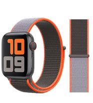 Apple Watch 40mm Uyumlu Kordon Hasır Örgü Cırt Cırtlı Terletmeyen Zore KRD-03 Kumaş Kayış