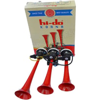 Hido Marco Tipi Arap Korna 3 Borulu Melodili 12 Volt