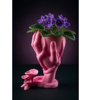 MYCRAFT3D Dekoratif El Üstü Görsel Saksı