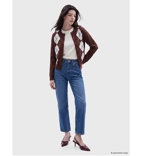 LCW Comfort İndigo Straight Fit Kadın Jean Pantolon