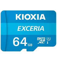 KIOXIA MicroSD 64GB EXCERIA LMEX1L064GG2 Class10 Hafıza Kartı