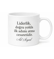 Müdür İçin Mesajlı Hediyelik Baskılı Kupa Bardak İş Hediyesi Ofis