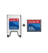 Sandisk PCMCIA-CF Compact Flash Adaptör + 2GB Compact Flash Kart