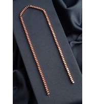 Hematit Doğal Taş Parlak Roz Özel Kesim 4x4mm Dizi