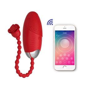 Censan Telefon Kontrollü Yumurta Vibratör Kırmızı