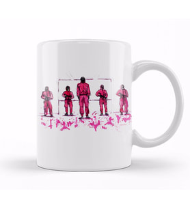 Squid Game Pink Soldiers Kupa Bardak Porselen