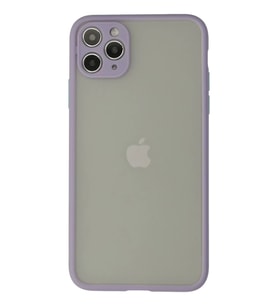 Newface Apple iPhone 12 Pro Max Kılıf Montreal Silikon Kapak - Mor