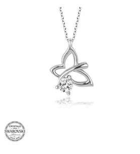 Swarovski Taşlı Gümüş Yusufcuk Bayan Kolye