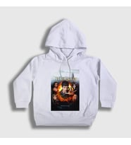 Presmono Unisex Çocuk Beyaz Merlin Dizi Kapüşonlu Sweatshirt 428461tt (Beyaz)