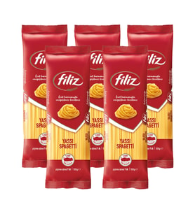 Filiz Yassı Spagetti 500 Gr  5 Adet