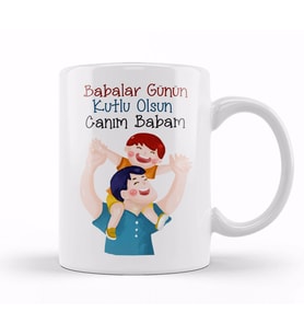 Babalar Günü Babaya Hediye 048 Kupa Bardak Porselen