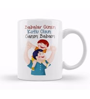 Babalar Günü Babaya Hediye 048 Kupa Bardak Porselen