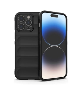 Apple iPhone 14 Pro Max Kılıf Optimum Silikon - Siyah