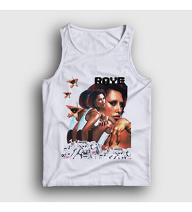 Presmono Unisex Beyaz Poster Müzik Raye Atlet 533703tt