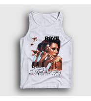 Presmono Unisex Beyaz Poster Müzik Raye Atlet 533703tt