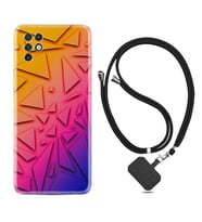 INFINIX Note 11 Pro Note 10 Hot 9 Play Kılıf Boyun Askılı Silikon Üçgenler 1635