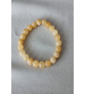 8 MM KALSİT DOĞAL TAŞ BİLEKLİK
